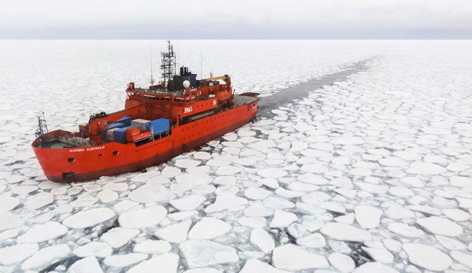 Ch-Our-Work-Winner---Alison-Kohout,-The-Aurora-Australis-sailing-through-Antarctic-sea-ice