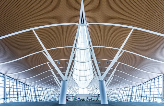 Airport: For a feature on Modern Chinese Architecture.