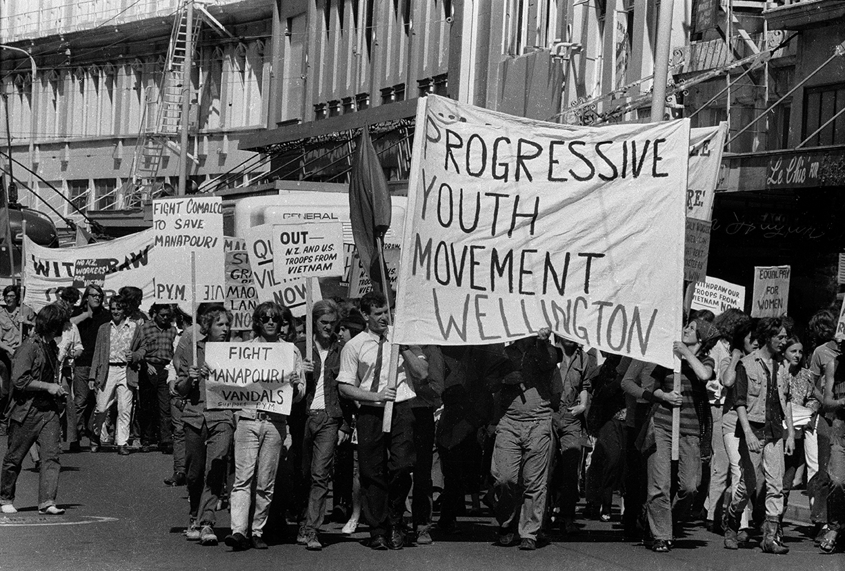 John Miller, Multi-issue protest march to parliament grounds for the opening of parliament by her majesty Queen Elizabeth II, March 1970