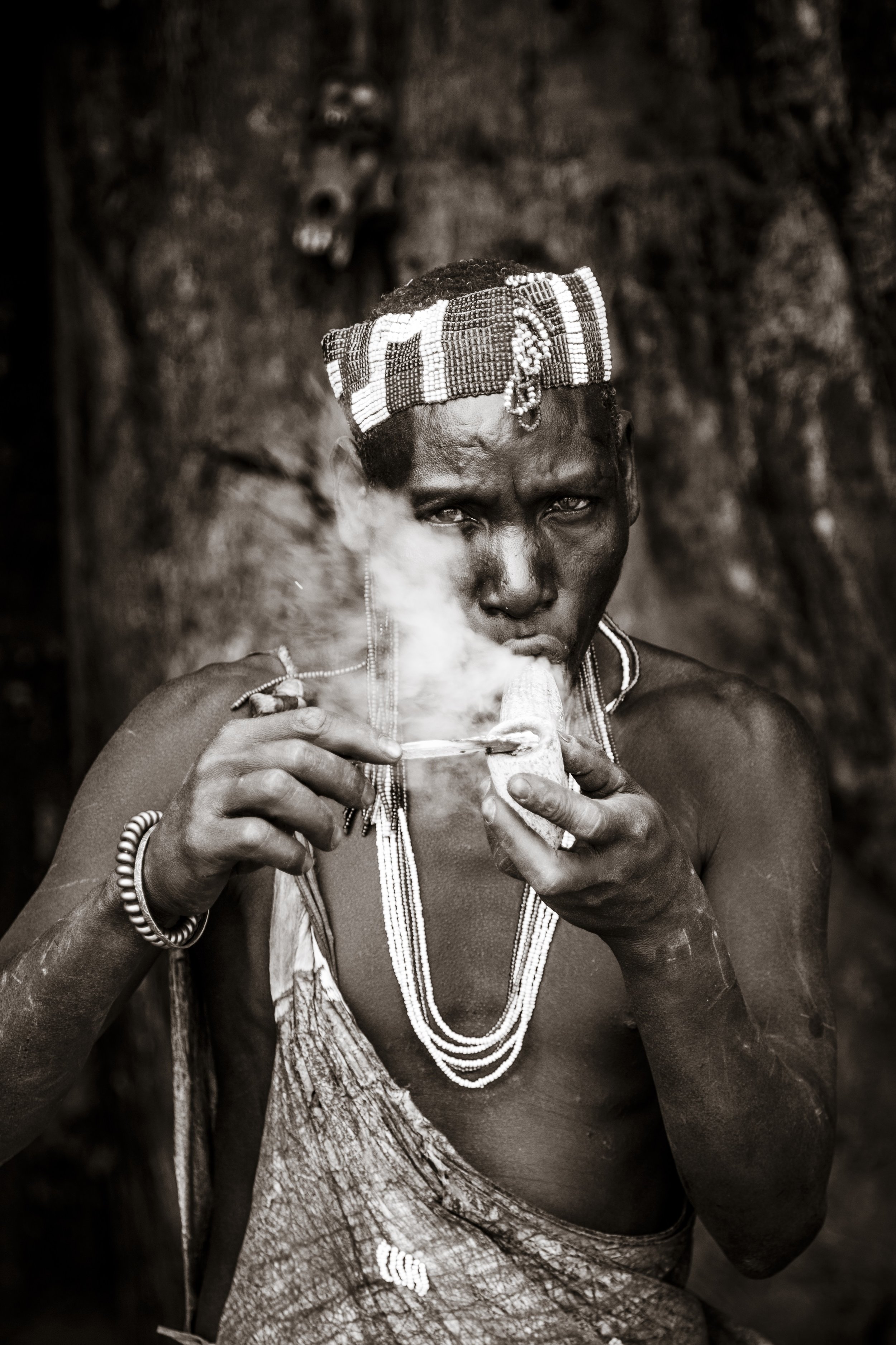 The Hadzabe Smoker from The Hadzabe of Tanzania series