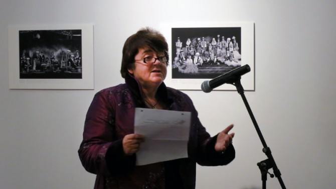 Julia Durkin, the event's director, officially opening the the 2013 Auckland Festival of Photography