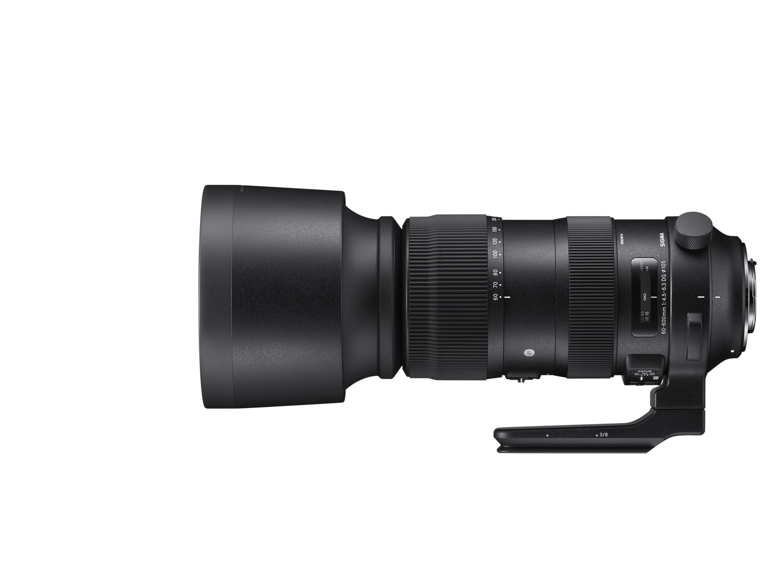  Sigma 60–600mm f/4.5-6.3 DG OS HSM sports lens